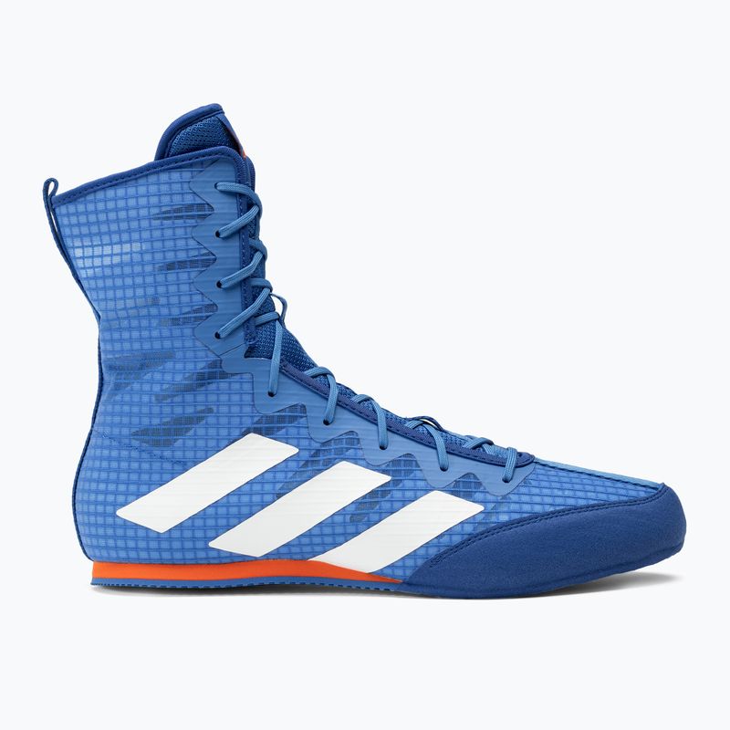 Vyriški adidas Box Hog 4 bokso bateliai mėlyni GW1402 2