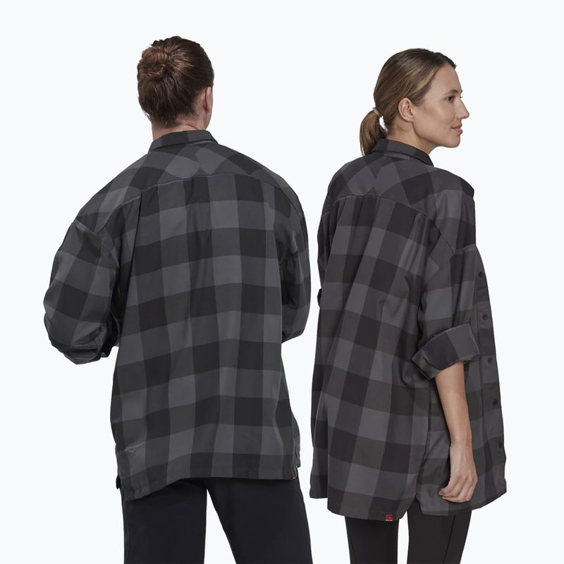 Dviračių marškiniai adidas FIVE TEN Brand of the Brave Flannel grey six/black 2