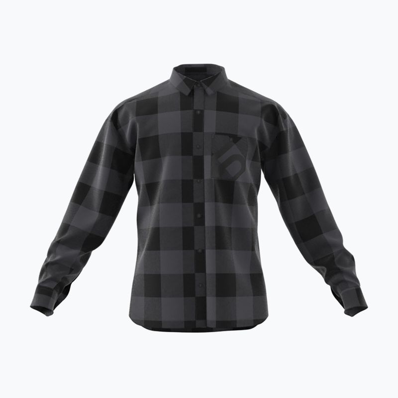 Dviračių marškiniai adidas FIVE TEN Brand of the Brave Flannel grey six/black 10