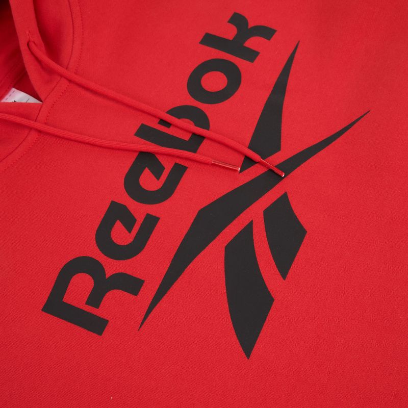 Vyriškas džemperis Reebok Identity Big Logo Fleece Hoodie vecred/black 3