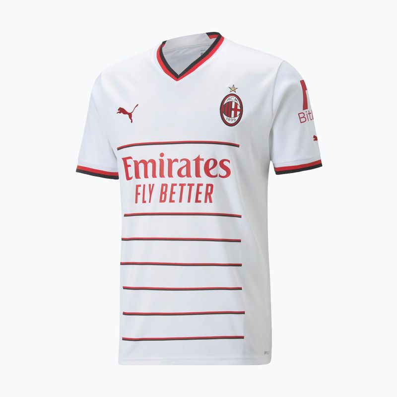 Vyriški PUMA ACM Away Replica futbolo marškinėliai White 765834 02