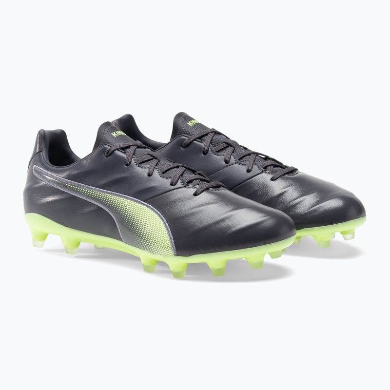 Vyriški futbolo bateliai PUMA King Pro 21 FG juodi ir žali 106549 05 4