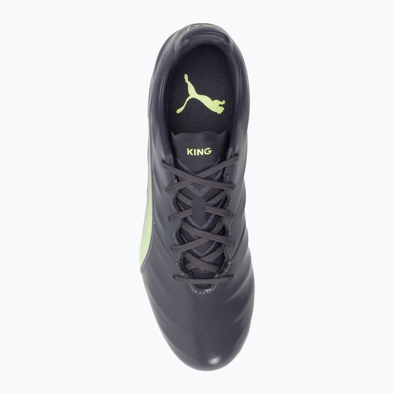 Vyriški futbolo bateliai PUMA King Pro 21 FG juodi ir žali 106549 05 6