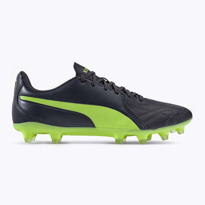 Vyriški futbolo bateliai PUMA King Hero 21 FG juodi ir žali 106554 05 2