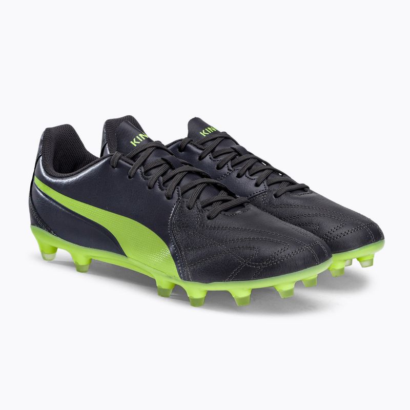 Vyriški futbolo bateliai PUMA King Hero 21 FG juodi ir žali 106554 05 4