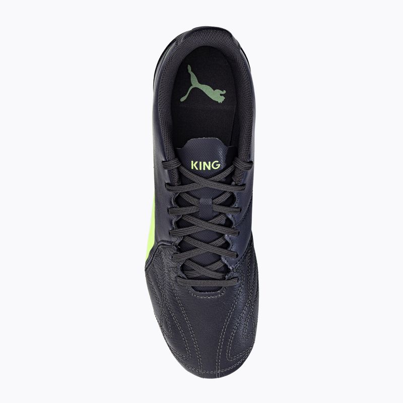 Vyriški futbolo bateliai PUMA King Hero 21 FG juodi ir žali 106554 05 6