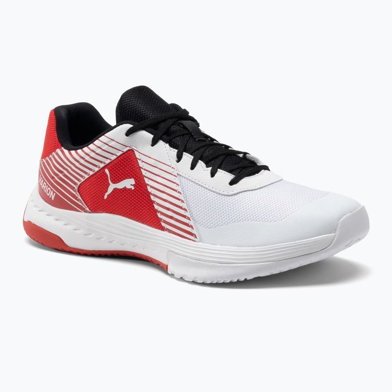 PUMA Varion tinklinio bateliai baltai raudoni 106472 07
