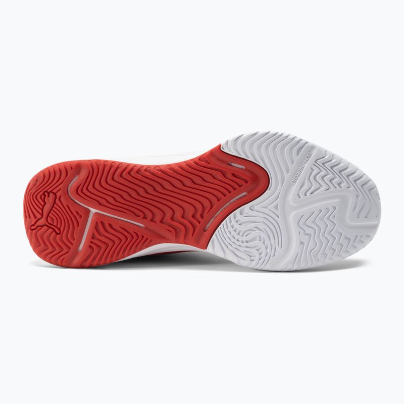 PUMA Varion tinklinio bateliai baltai raudoni 106472 07 5