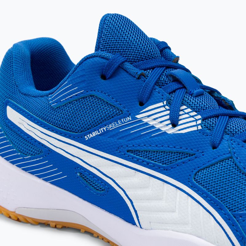 PUMA Solarflash Jr II vaikiški rankinio bateliai mėlyna ir balta 106883 03 9