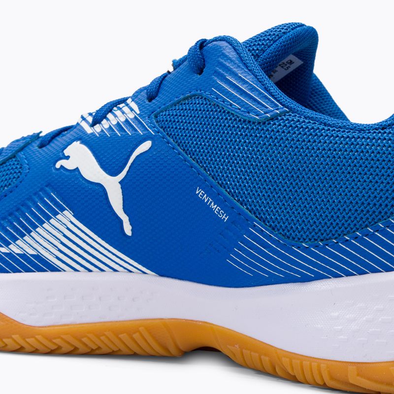 PUMA Solarflash Jr II vaikiški rankinio bateliai mėlyna ir balta 106883 03 10