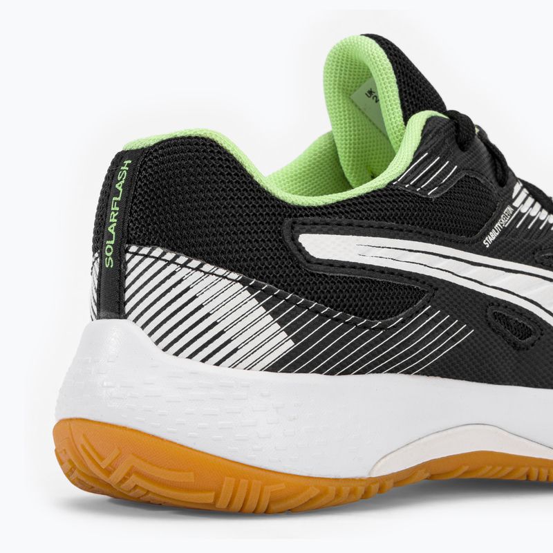 PUMA Solarflash Jr II vaikiški rankinio bateliai juodi 106883 01 8