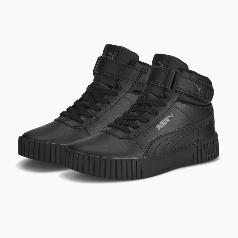 Vaikiški batai PUMA Carina 2.0 Mid Jr puma black/puma black/dark shadow 8