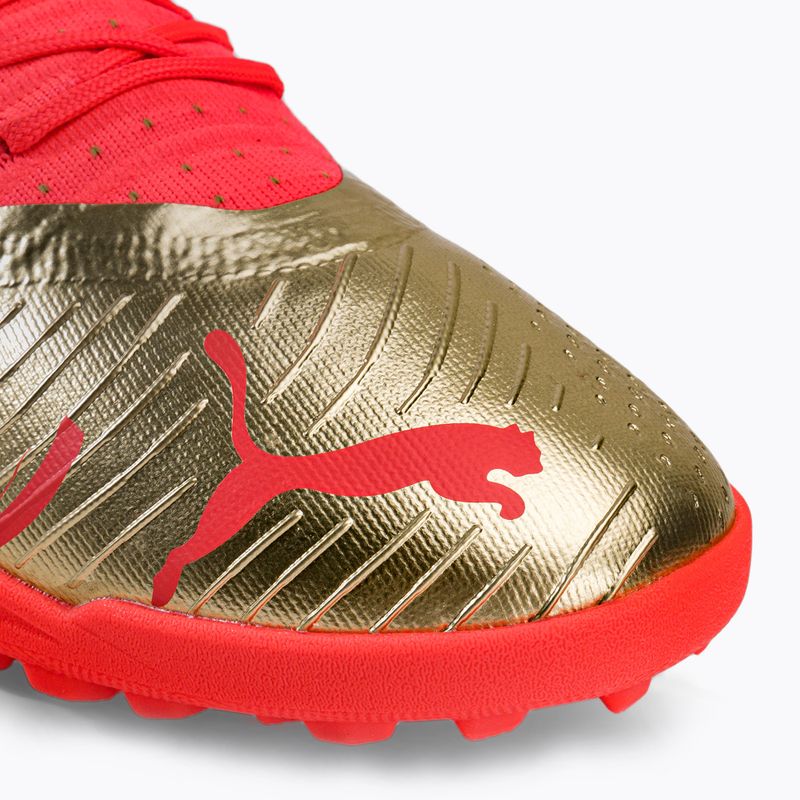 Vaikiški futbolo bateliai PUMA Future Z 3.4 Neymar Jr. TT oranžinė ir auksinė 107108 01 7