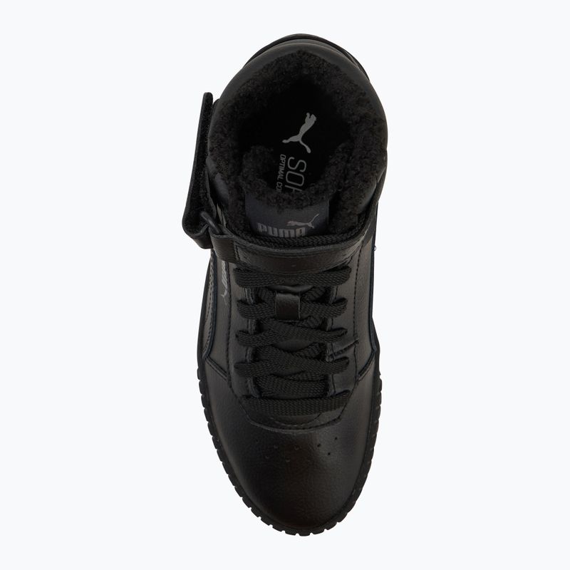 Vaikiški batai PUMA Carina 2.0 Mid Winter Jr puma black/puma black/dark shadow 5