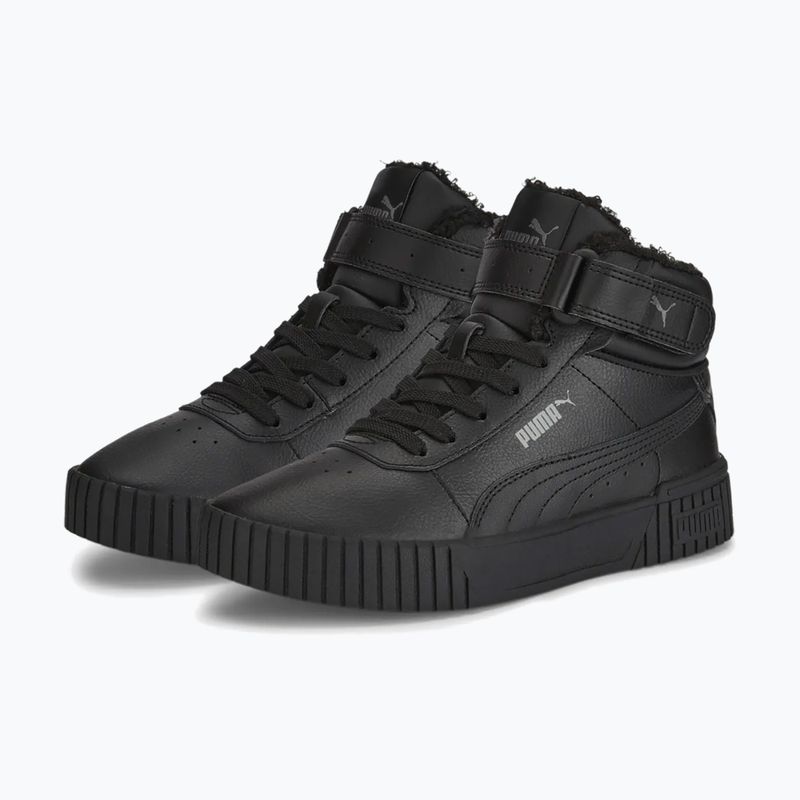 Vaikiški batai PUMA Carina 2.0 Mid Winter Jr puma black/puma black/dark shadow 8