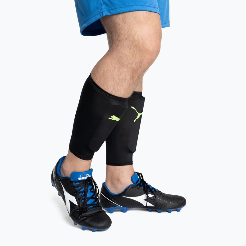 PUMA Ultra Light rankovių blauzdų apsaugai žalia/juoda 030832 10 8