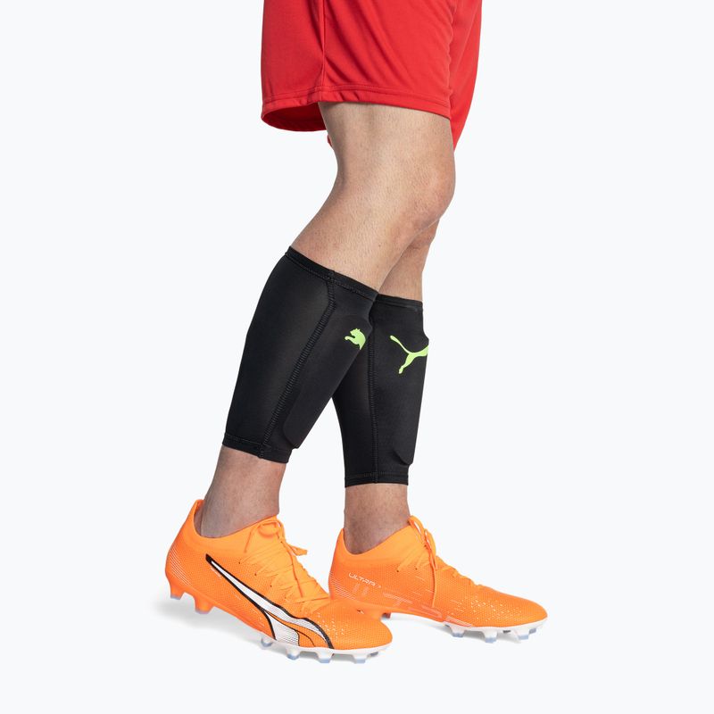 PUMA Ultra Flex Rankovės blauzdų apsaugai juodai žalia 030830 10 11