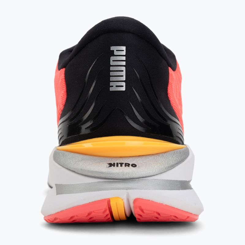 Moteriški bėgimo batai Puma Electrify Nitro 2 sunset glow/black/silver 6