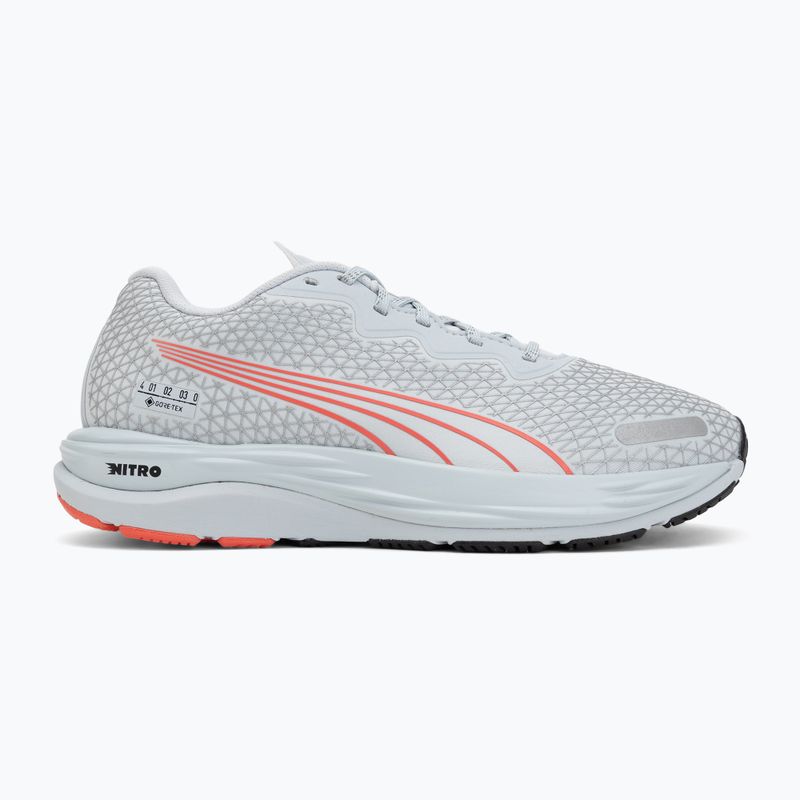 Moteriški bėgimo batai Puma Velocity Nitro 2 GTX grey/salmon 2