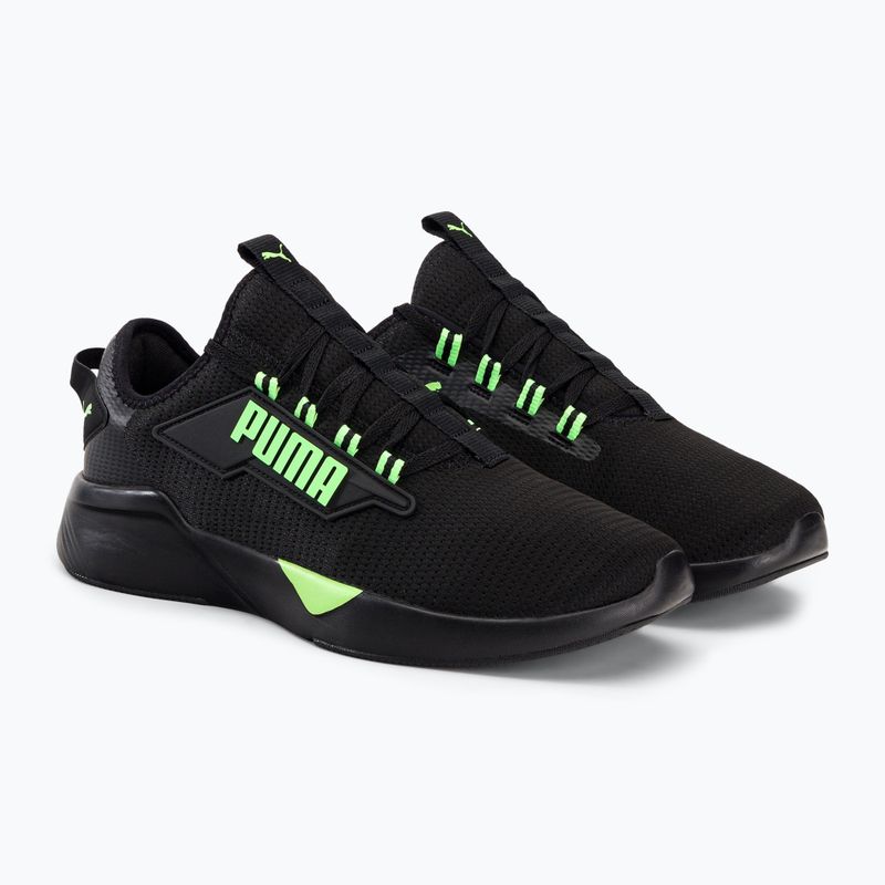 Vyriški bėgimo bateliai PUMA Retaliate 2 black-green 376676 23 5