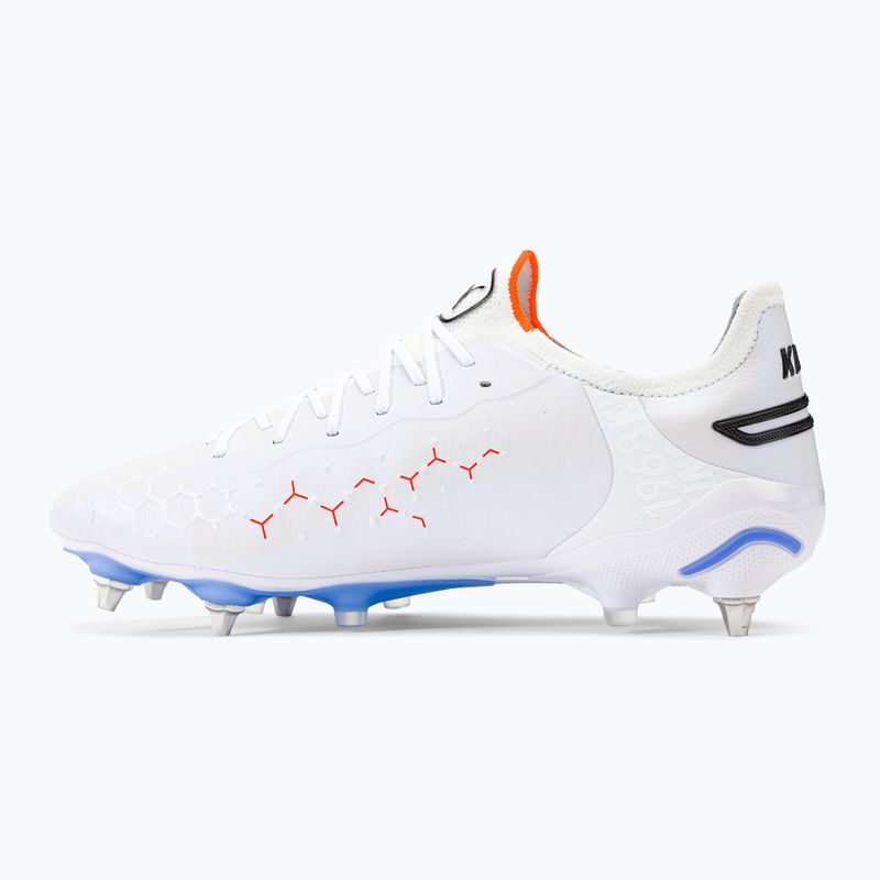 Vyriški futbolo bateliai PUMA King Ultimate MXSG puma white/puma black/blue glimmer/ultra orange 10