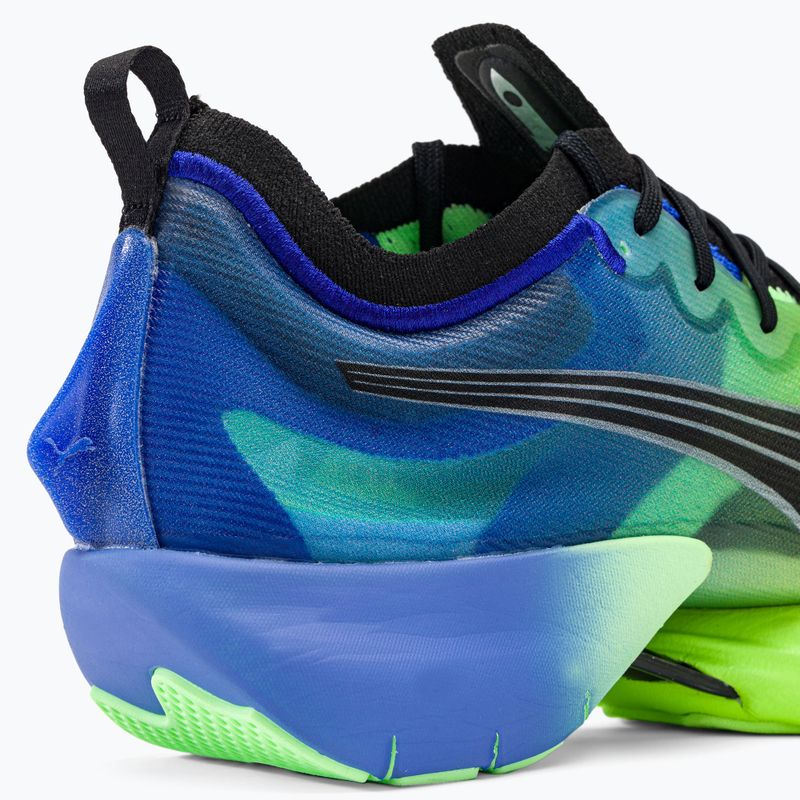 Vyriški bėgimo bateliai PUMA Fast-R NITRO Elite Carbon royal sapphire/fizzy lime 9