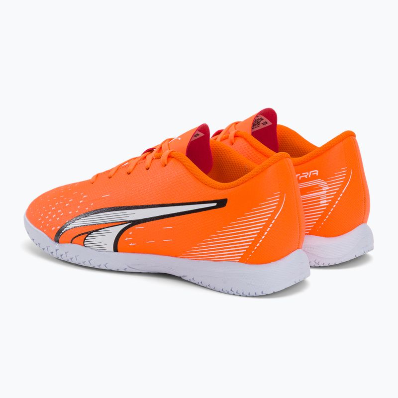 Vaikiški futbolo bateliai PUMA Ultra Play IT oranžiniai 107237 01 3