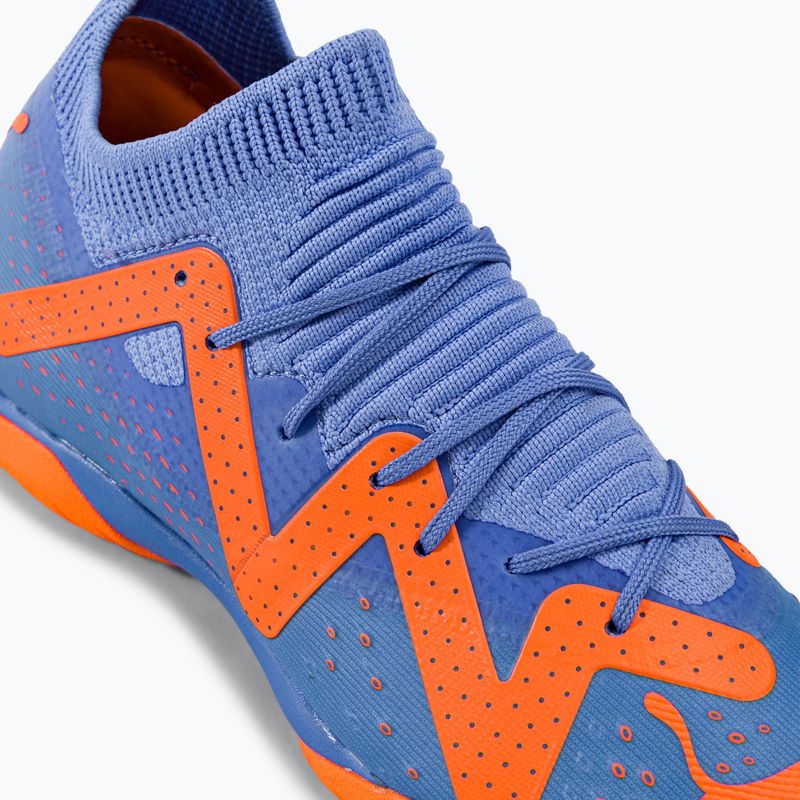 Vaikiški futbolo bateliai PUMA Future Match IT+Mid JR mėlyni ir oranžiniai 107198 01 10