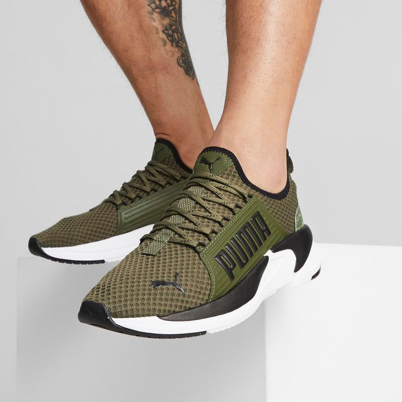 Vyriški sportiniai bateliai PUMA Softride Premier Slip On Tiger Camo green 378028 03 2