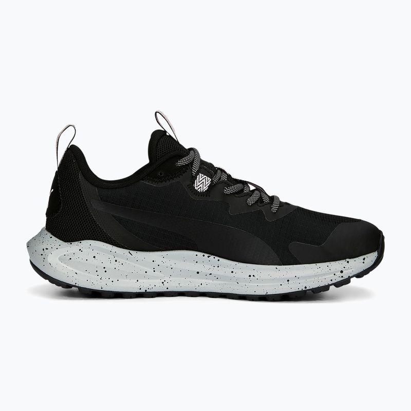 PUMA Twitch Runner Trail vyriški bėgimo bateliai black 376961 12 11