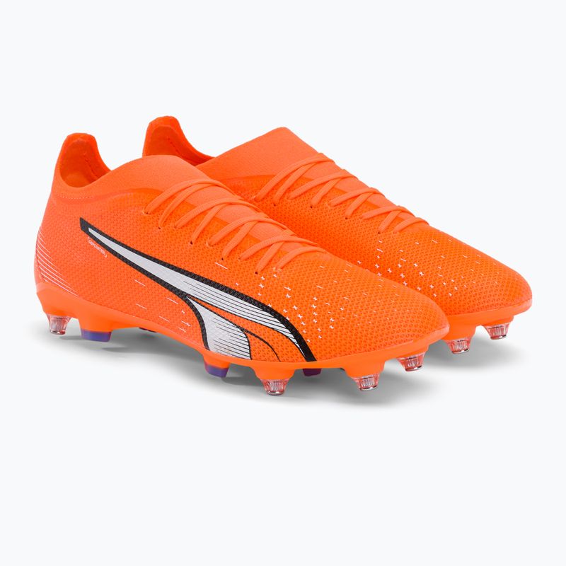 Vyriški futbolo bateliai PUMA Ultra Match MXSG oranžiniai 107216 01 4