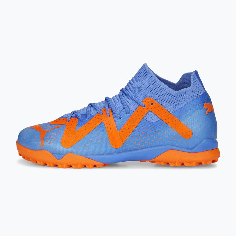 Vaikiški futbolo bateliai PUMA Future Match TT+Mid JR mėlyni ir oranžiniai 107197 01 10