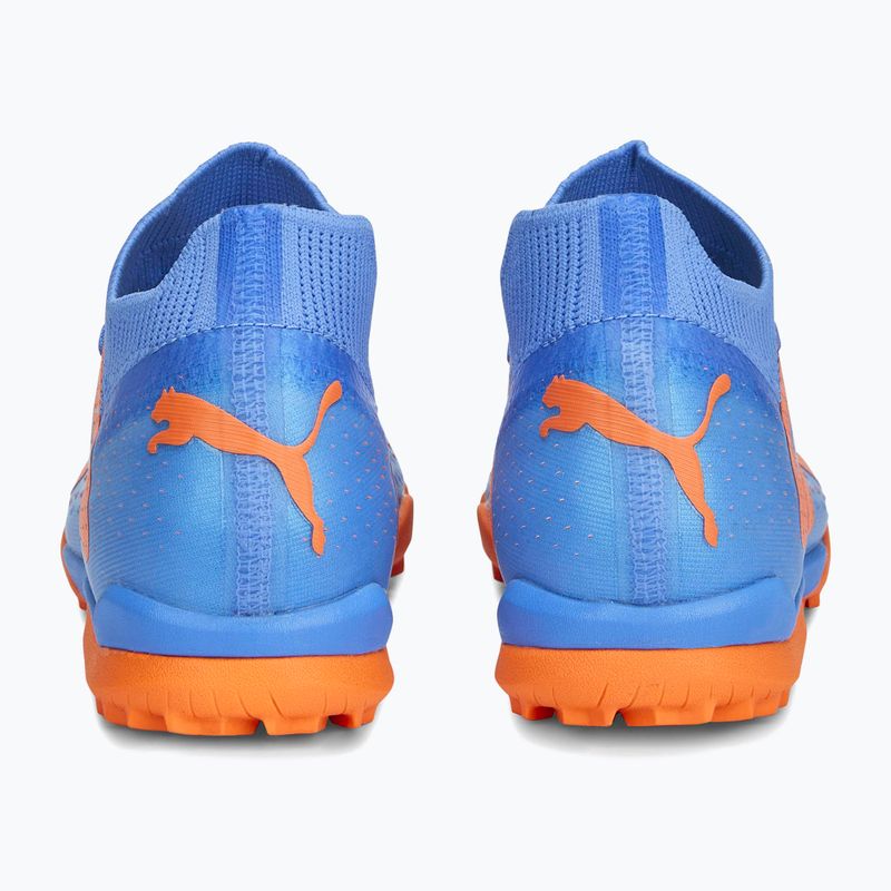 Vaikiški futbolo bateliai PUMA Future Match TT+Mid JR mėlyni ir oranžiniai 107197 01 12