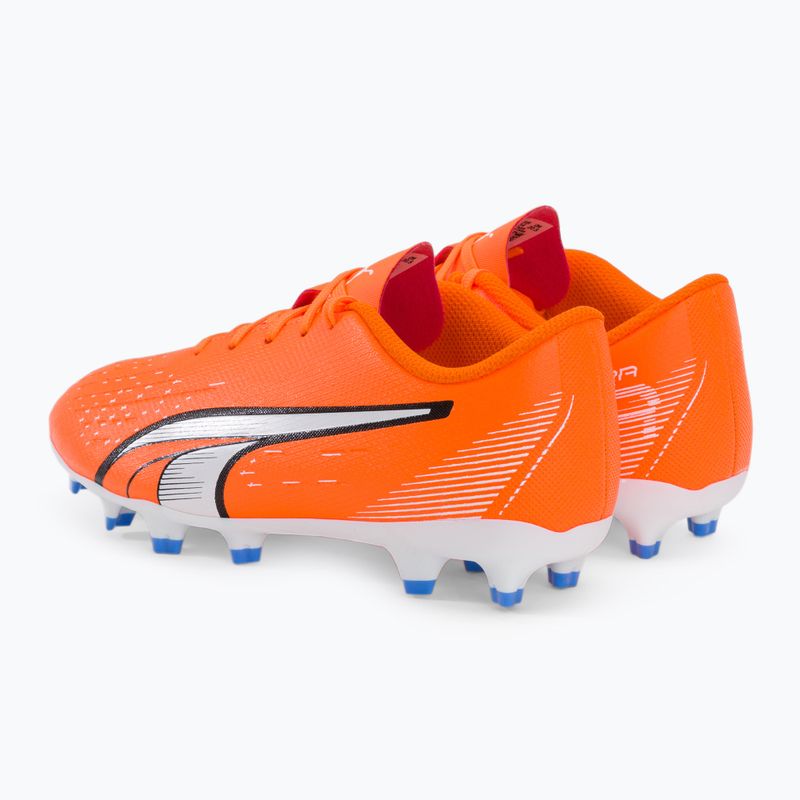 Vaikiški futbolo bateliai PUMA Ultra Play FG/AG oranžiniai 107233 01 3
