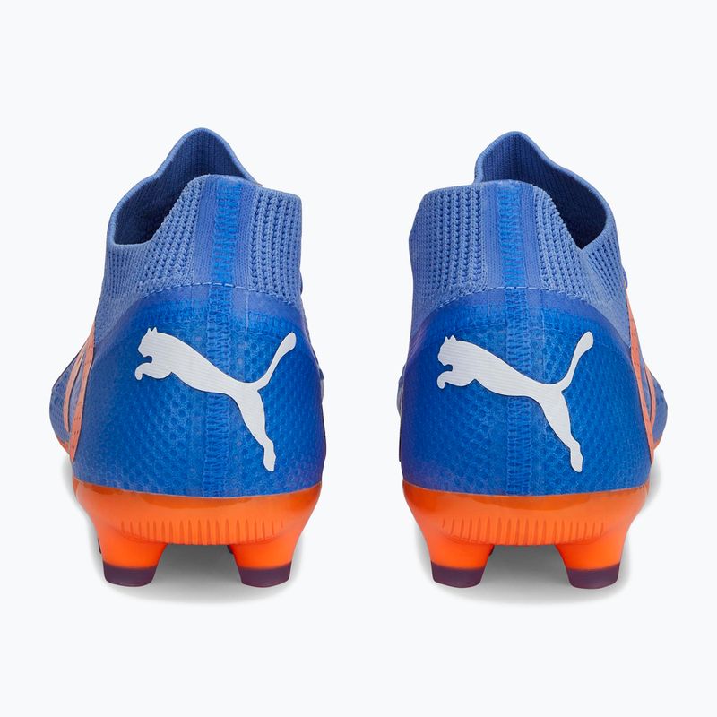 Vaikiški futbolo bateliai PUMA Future Match FG/AG JR mėlyni ir oranžiniai 107195 01 12