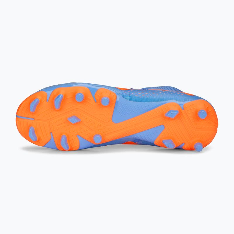 Vaikiški futbolo bateliai PUMA Future Match FG/AG JR mėlyni ir oranžiniai 107195 01 14