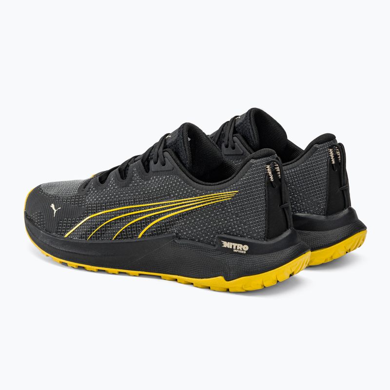 PUMA Fast-Trac Nitro vyriški bėgimo bateliai puma black/granola/fresh pear 4