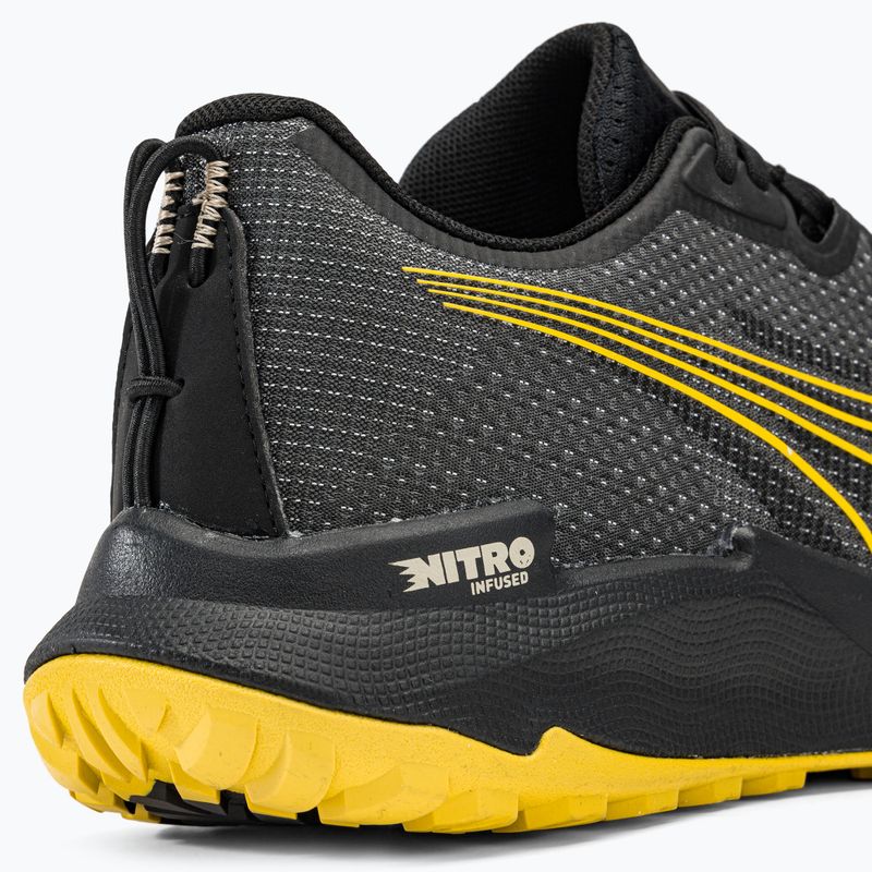 PUMA Fast-Trac Nitro vyriški bėgimo bateliai puma black/granola/fresh pear 10