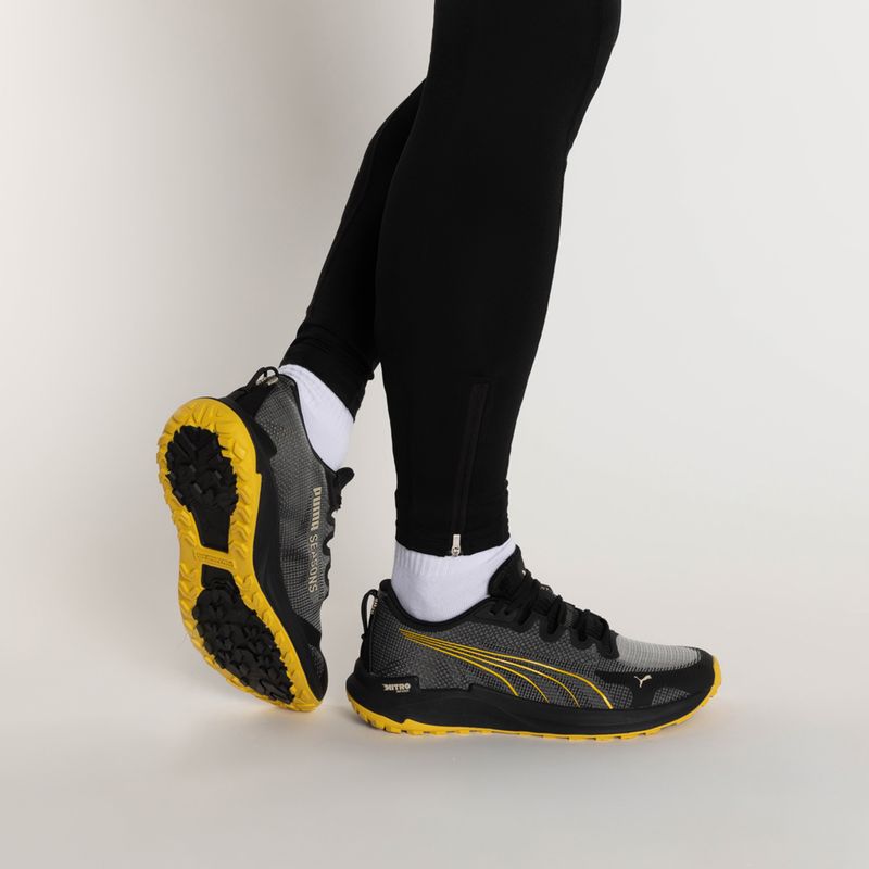 PUMA Fast-Trac Nitro vyriški bėgimo bateliai puma black/granola/fresh pear 3