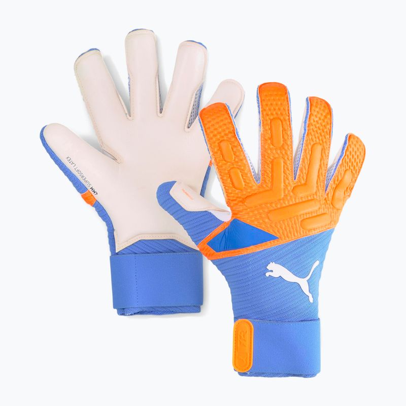 PUMA Future Pro Sgc oranžinės ir mėlynos vartininko pirštinės 041843 01 4