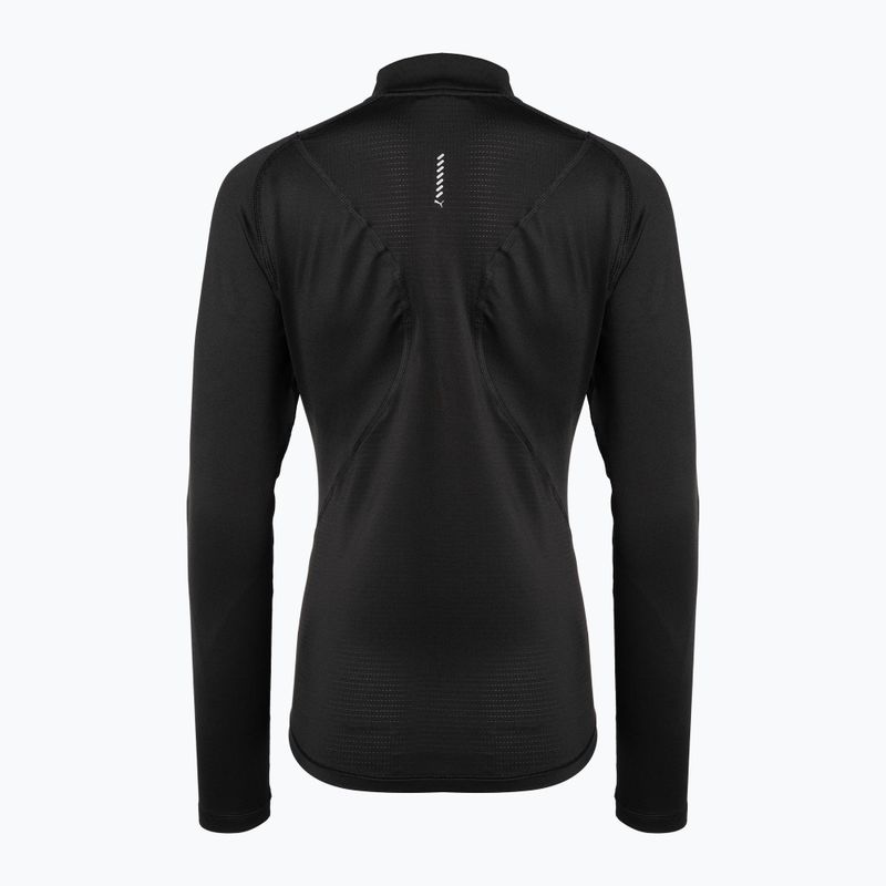 Moteriški bėgimo marškinėliai PUMA Run Cloudspun 1/2 Zip black 523287 01 2
