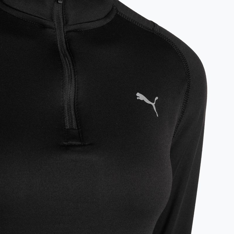 Moteriški bėgimo marškinėliai PUMA Run Cloudspun 1/2 Zip black 523287 01 3