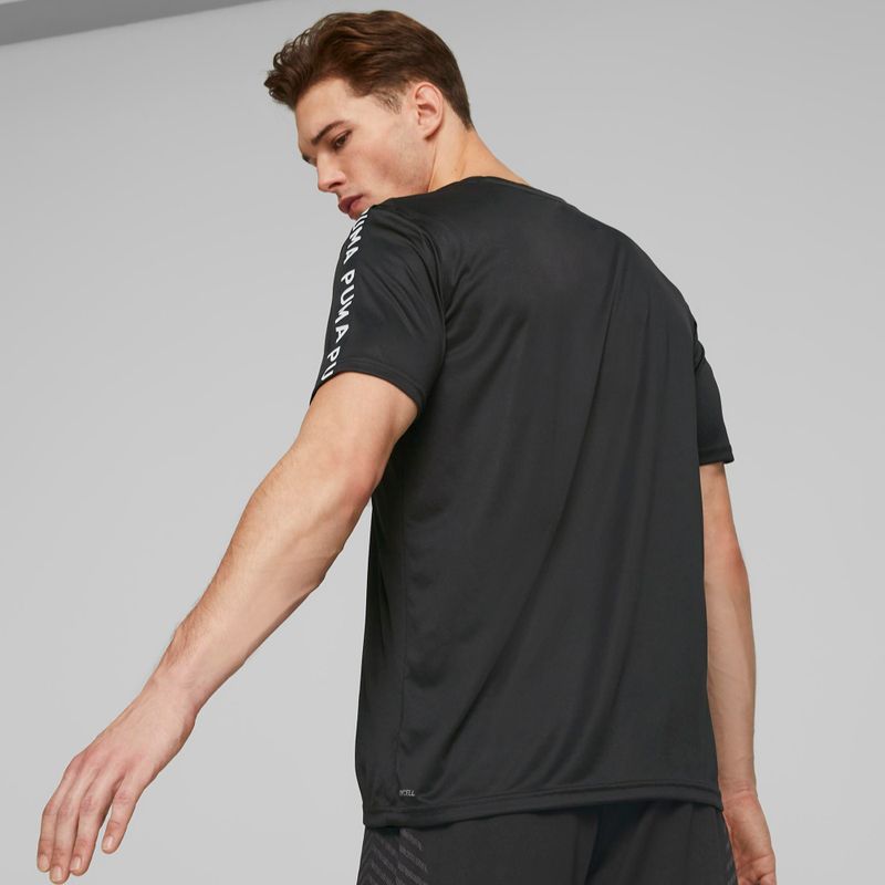 Vyriški treniruočių marškinėliai PUMA Fit Taped black 523190 01 4