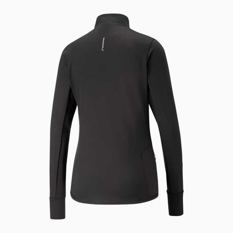 Moteriški bėgimo marškinėliai PUMA Run Favorite 1/4 Zip puma black 2