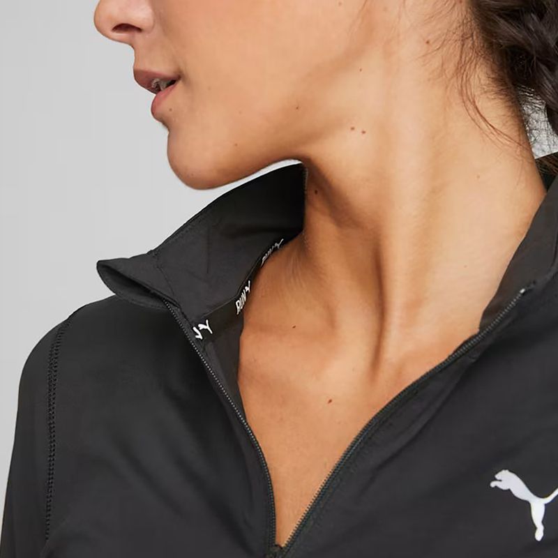 Moteriški bėgimo marškinėliai PUMA Run Favorite 1/4 Zip puma black 5