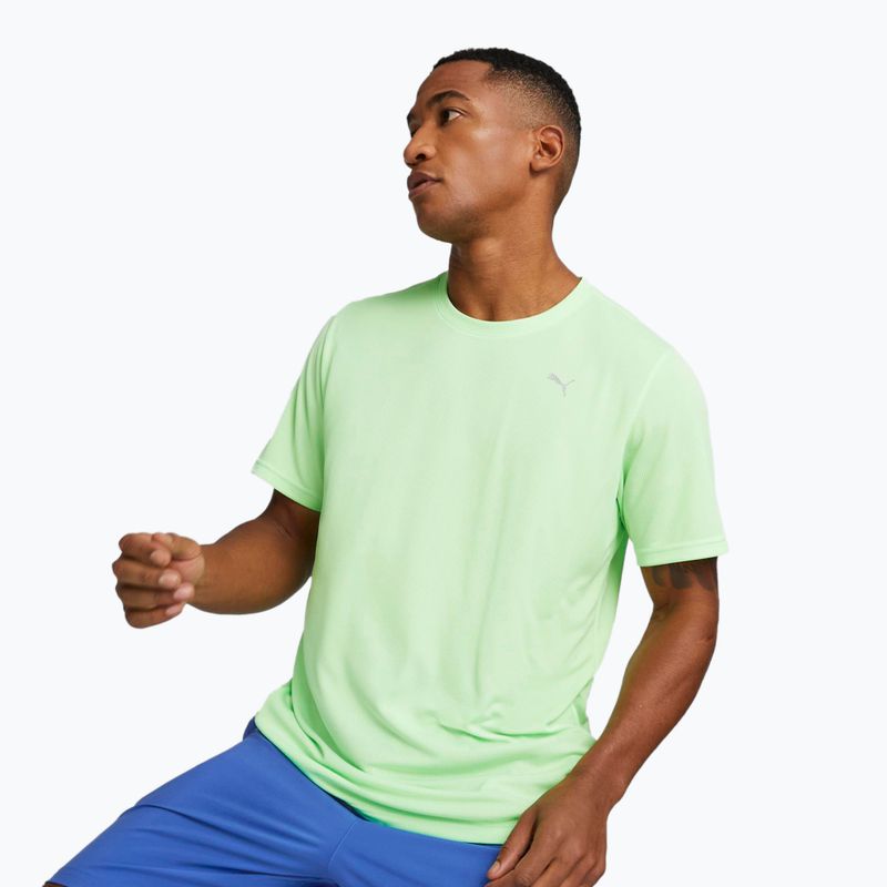 PUMA Performance vyriški treniruočių marškinėliai žali 520314 34 3