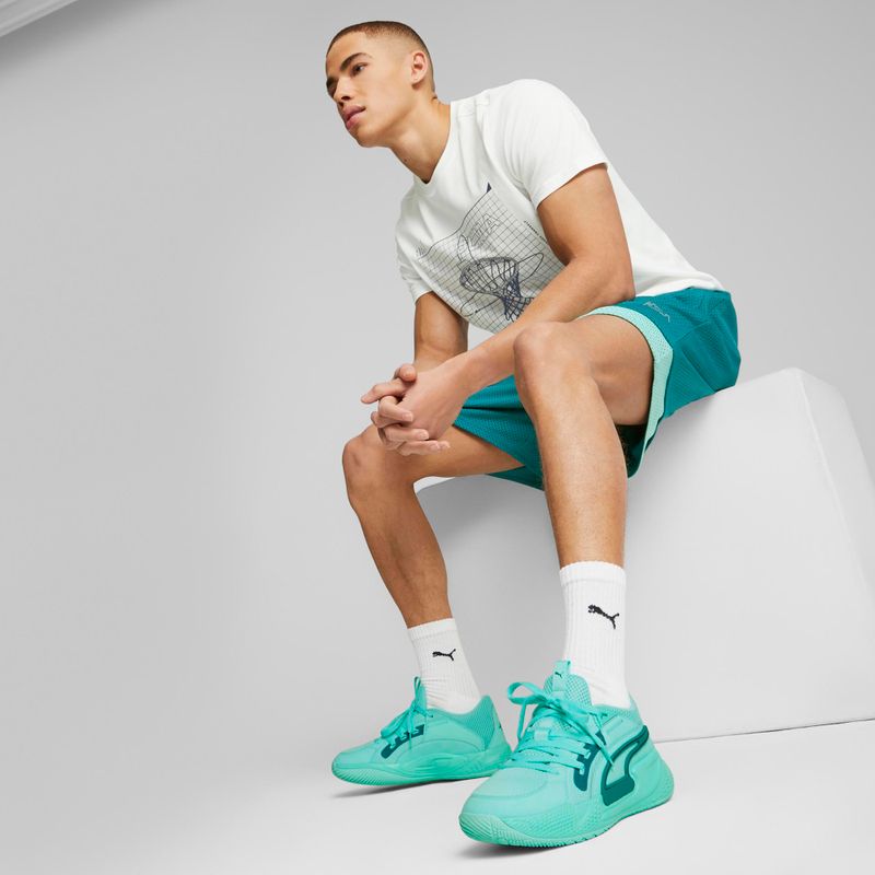 Vyriški krepšinio bateliai PUMA Court Rider electric peppermint/green lagoon 15