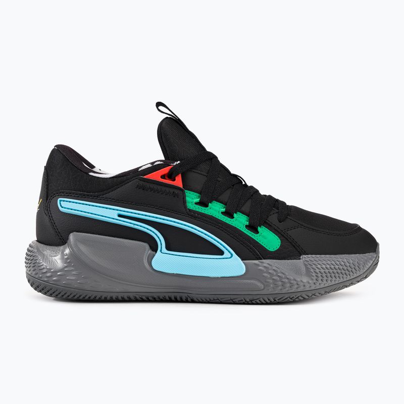 PUMA Court Rider Chaos Block Party vyriški krepšinio bateliai black 378265 01 5