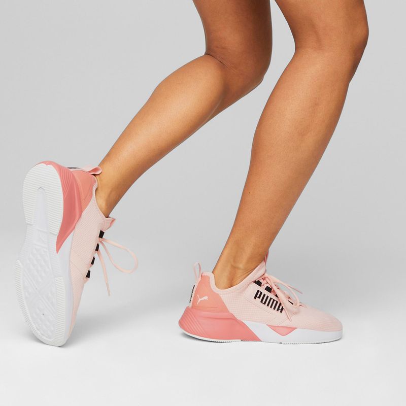 Moteriški bėgimo bateliai PUMA Retaliate Mesh rose dust/hibiscus flower/puma black 16