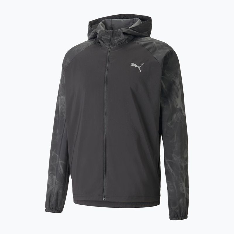 Vyriška bėgimo striukė PUMA Run Favorite Aop Woven black 523389 01 5